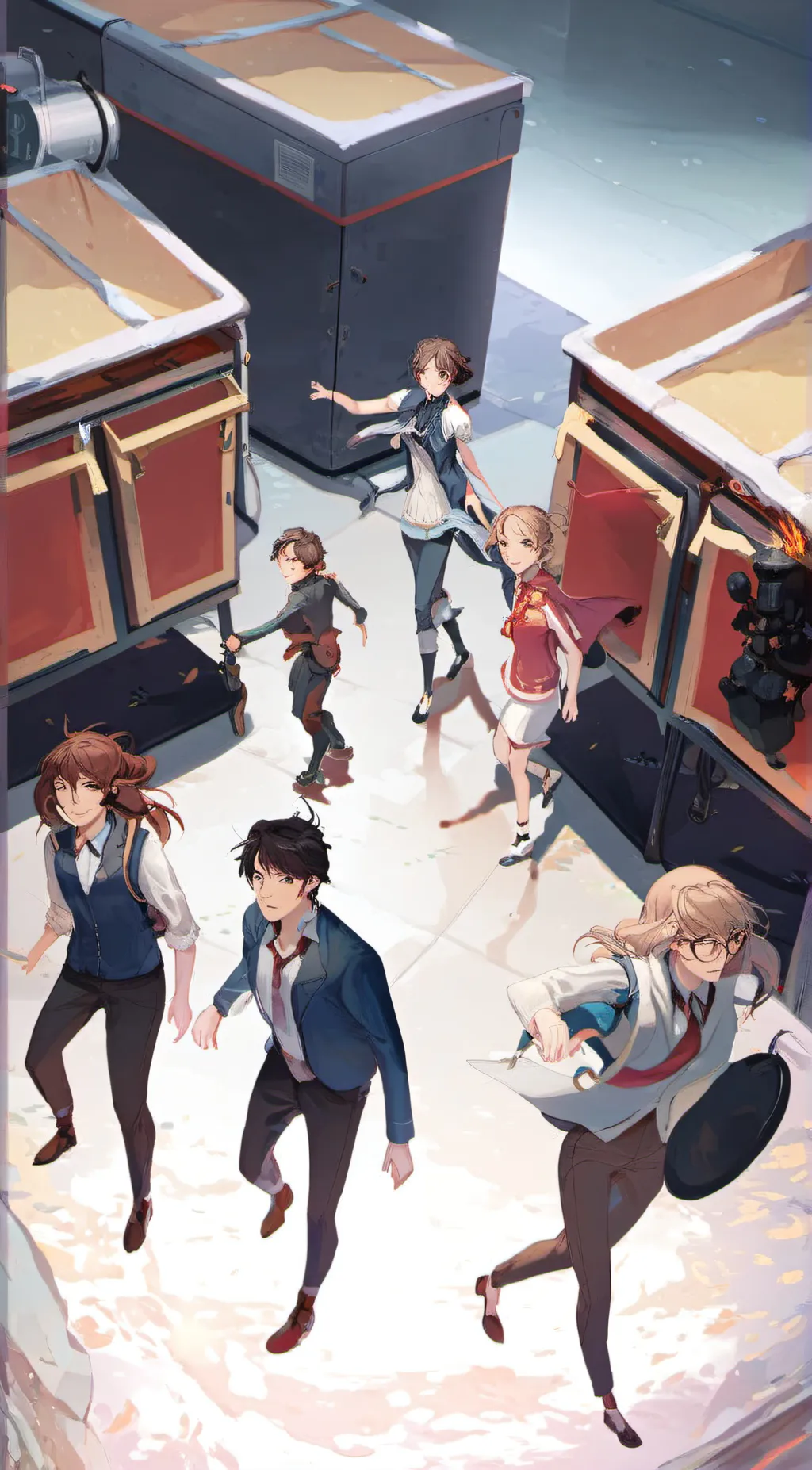 ai character: Little ones  background