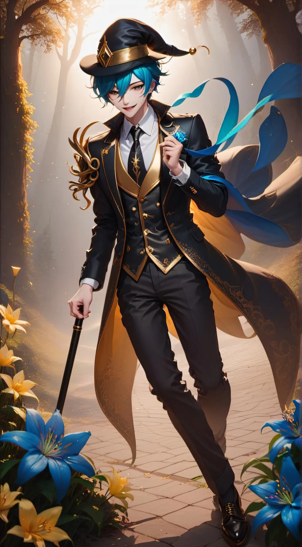 ai character: Myster Ring background