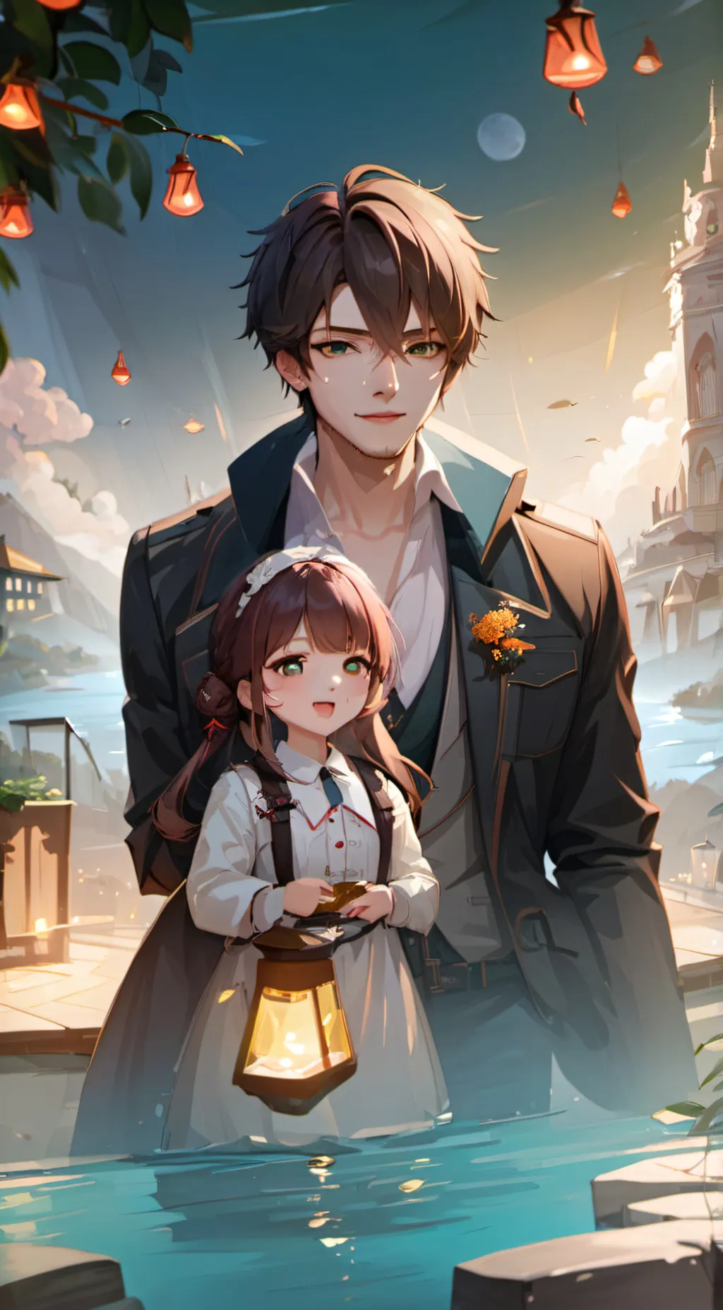ai character: Olivia and Jack background