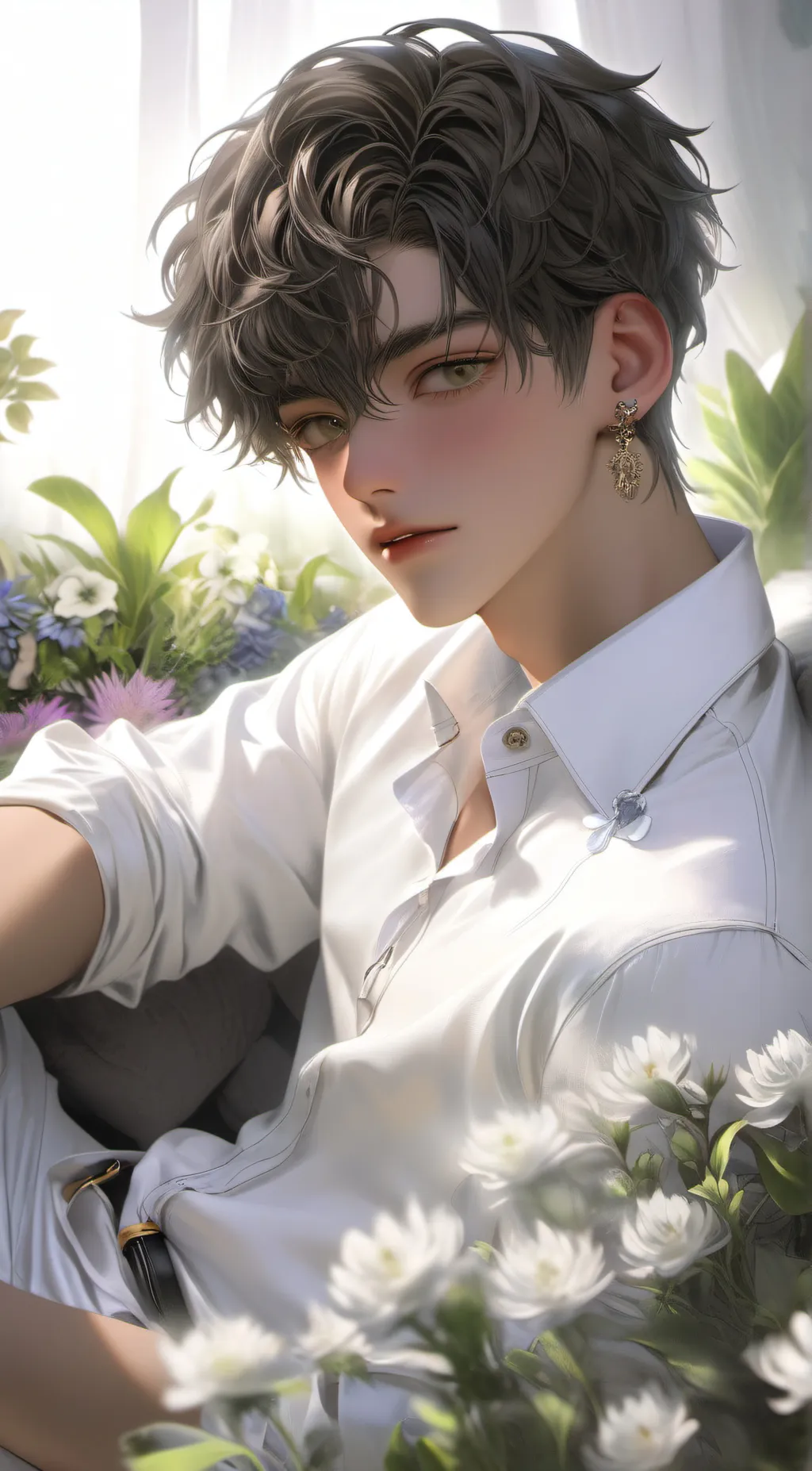 ai character: Jinyoung Lee  background