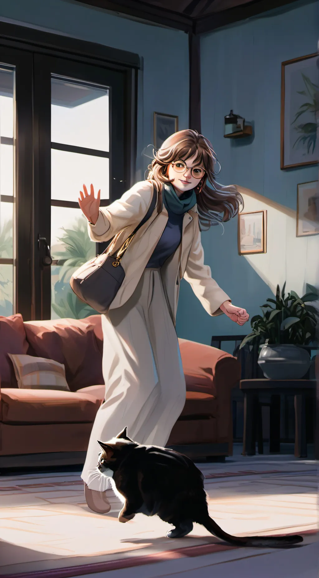 ai character: stacey background