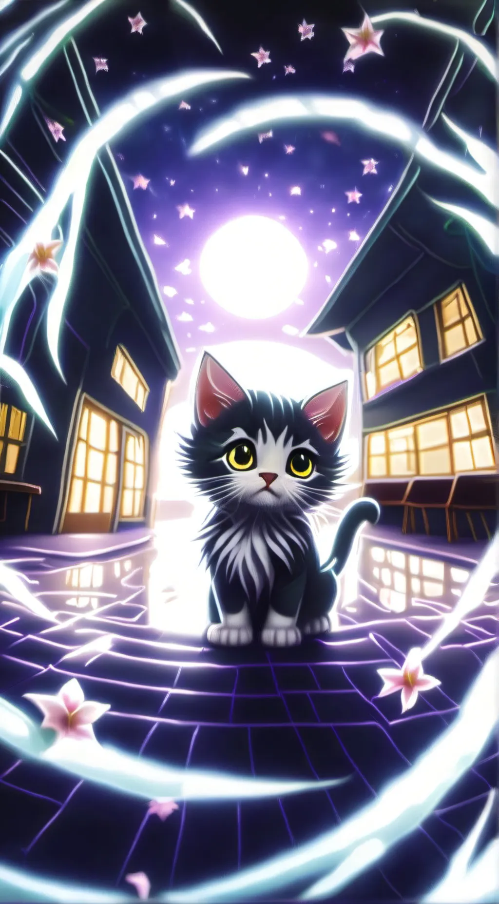 ai character: kitten/kirito background