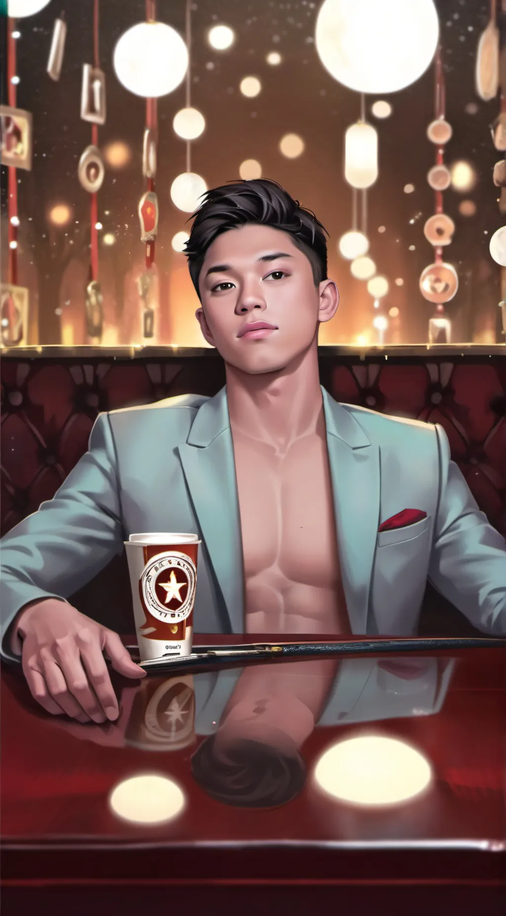 ai character: ring back background