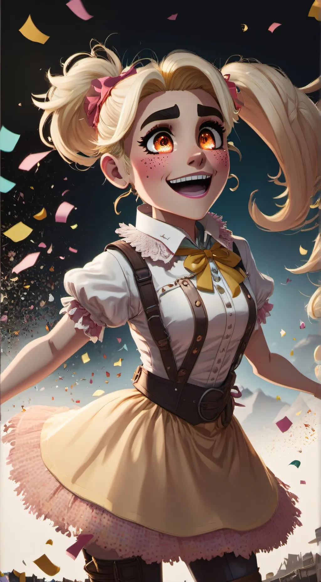 ai character: Chica/Susie background