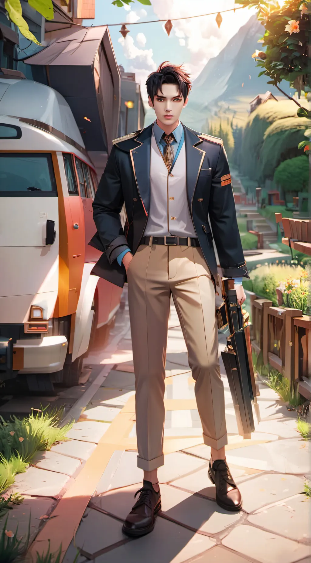 ai character: Lucas background