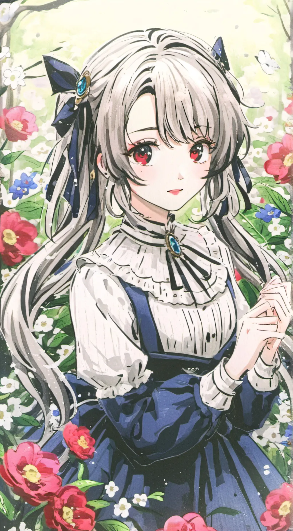 ai character: Nashinira  background