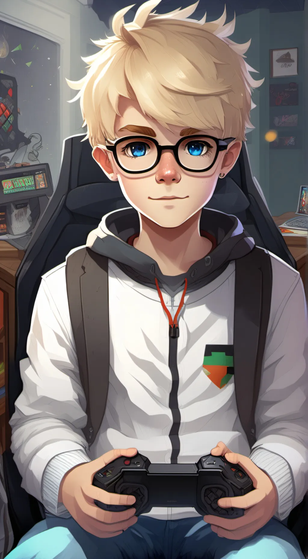 ai character: Martin Duke  background