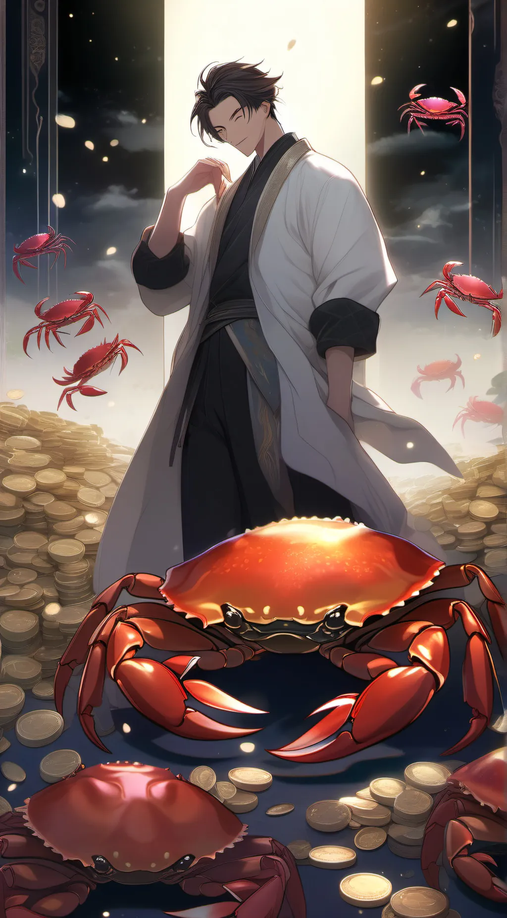 ai character: mr krabs- background