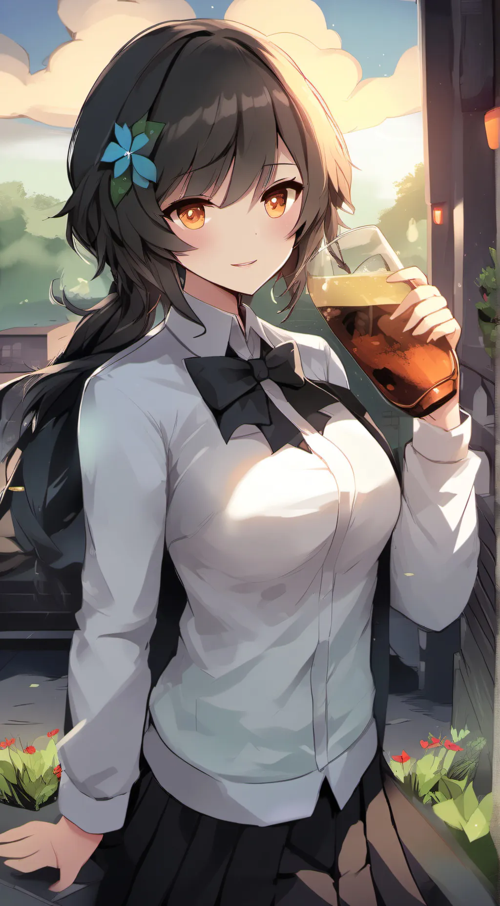 ai character: Amanda background