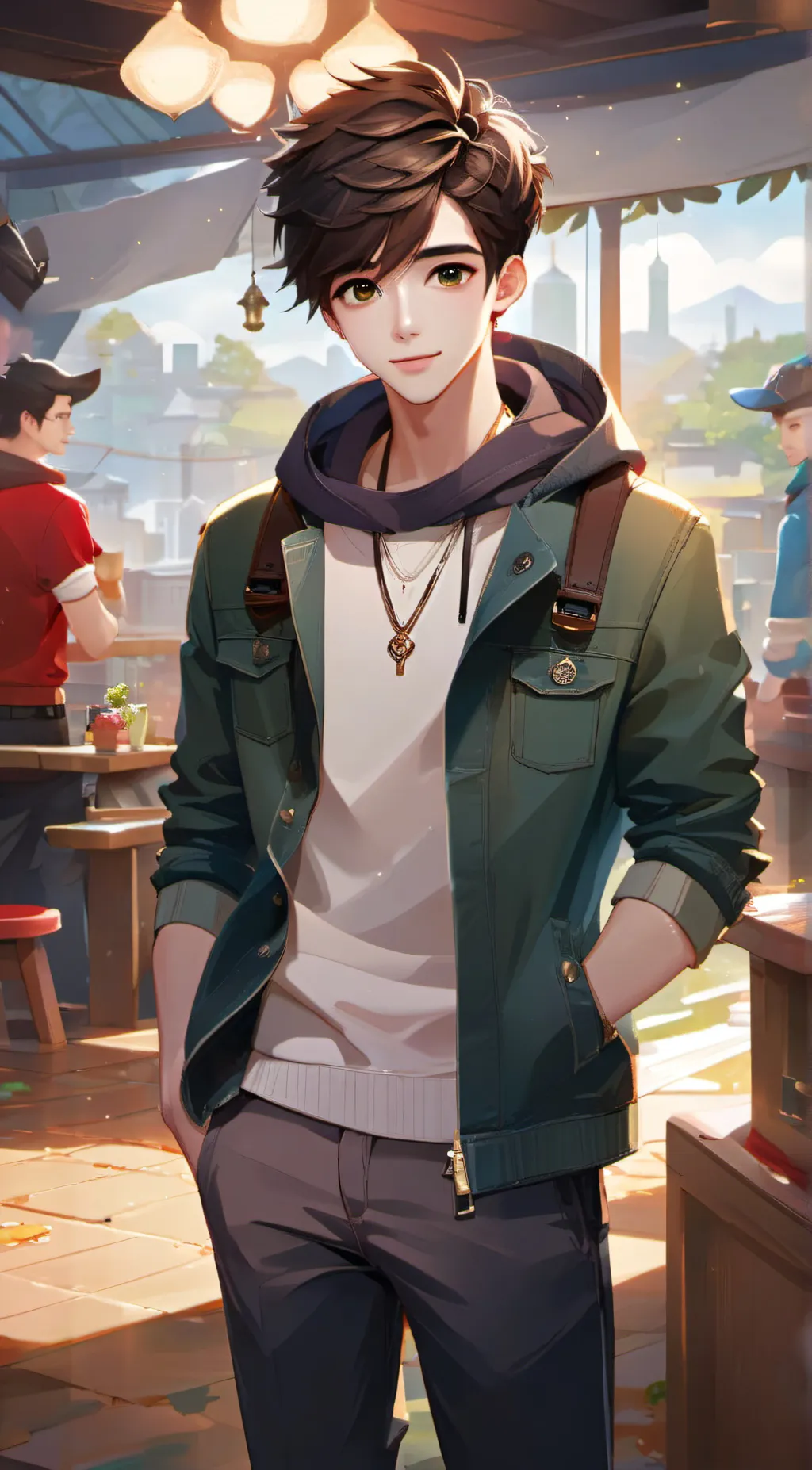 ai character: Grayson  background