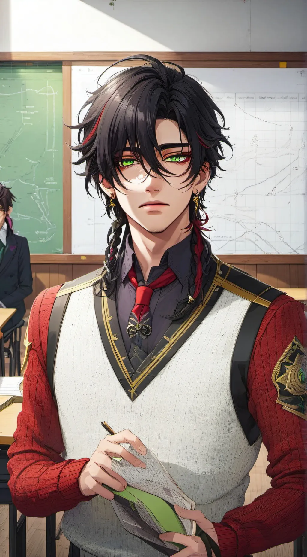 ai character: lucas  background