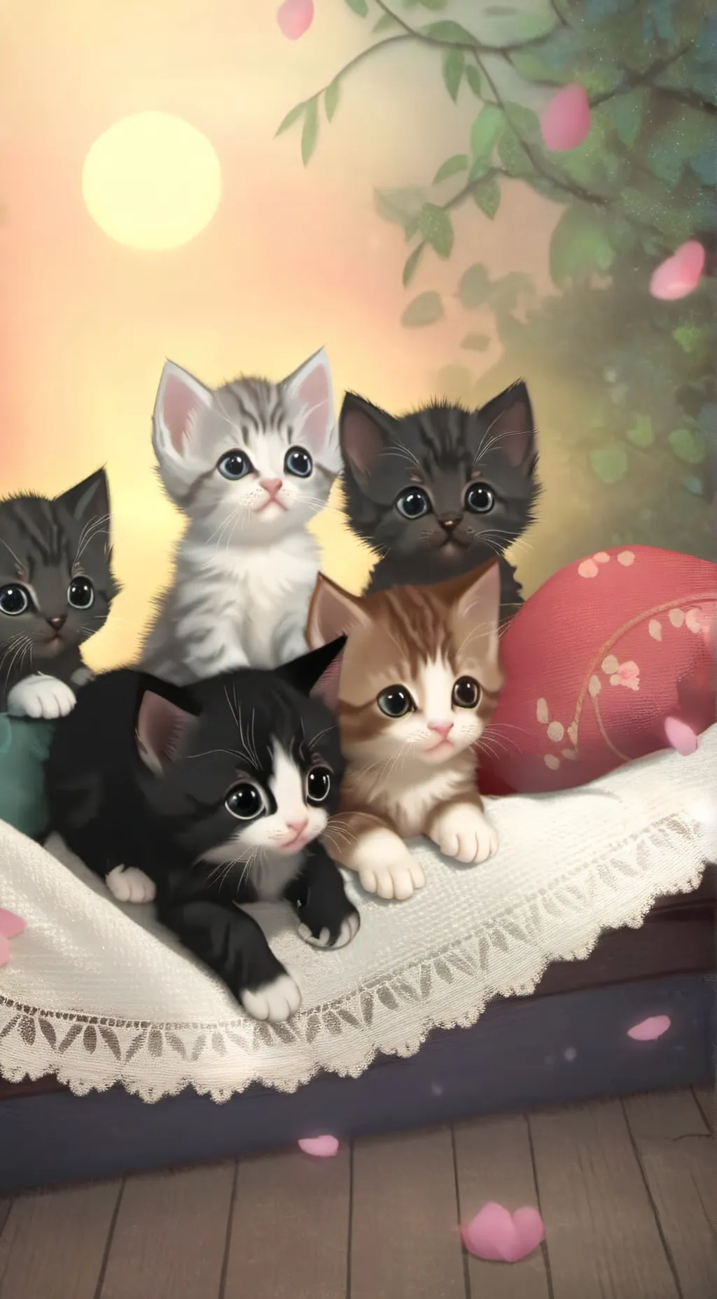 ai character: kittens name them  background