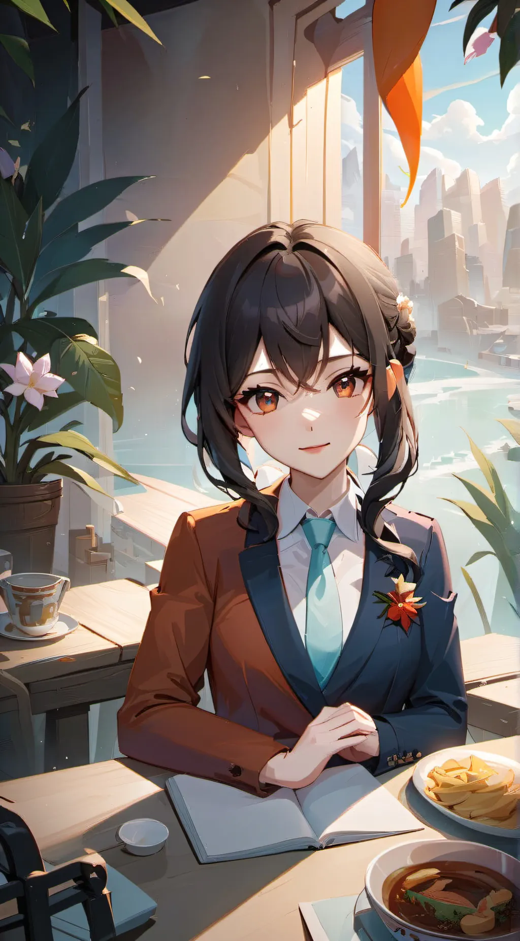 ai character: seny background