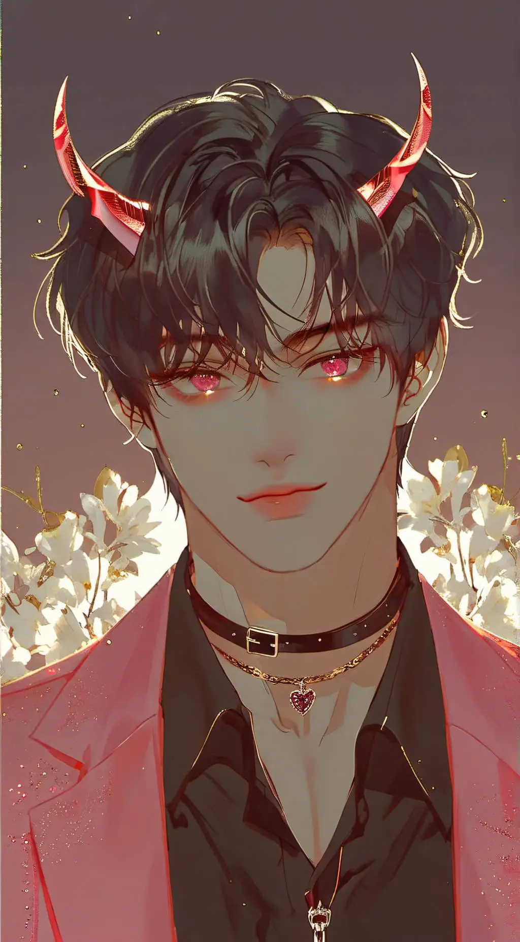 ai character: 𖠺✿𝓜𝓪𝔁✿𖠺 background