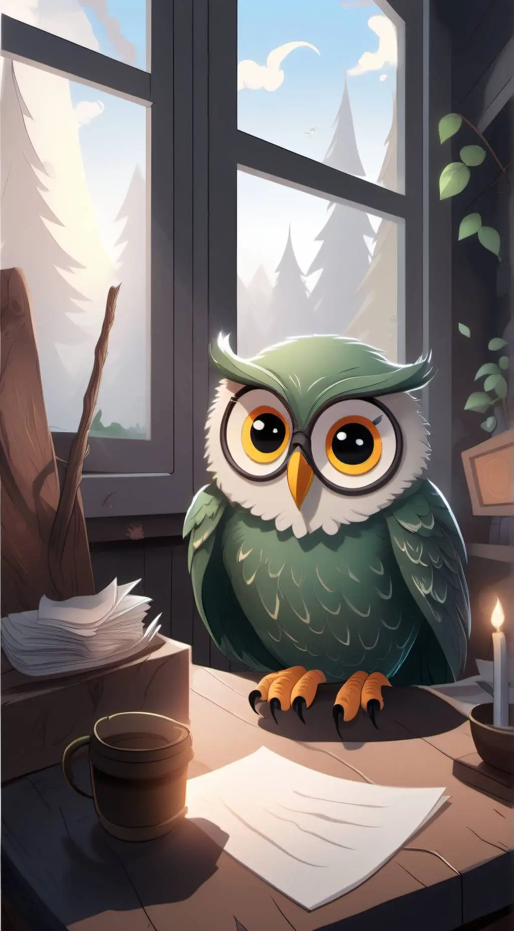 ai character: Duo😈😱 background