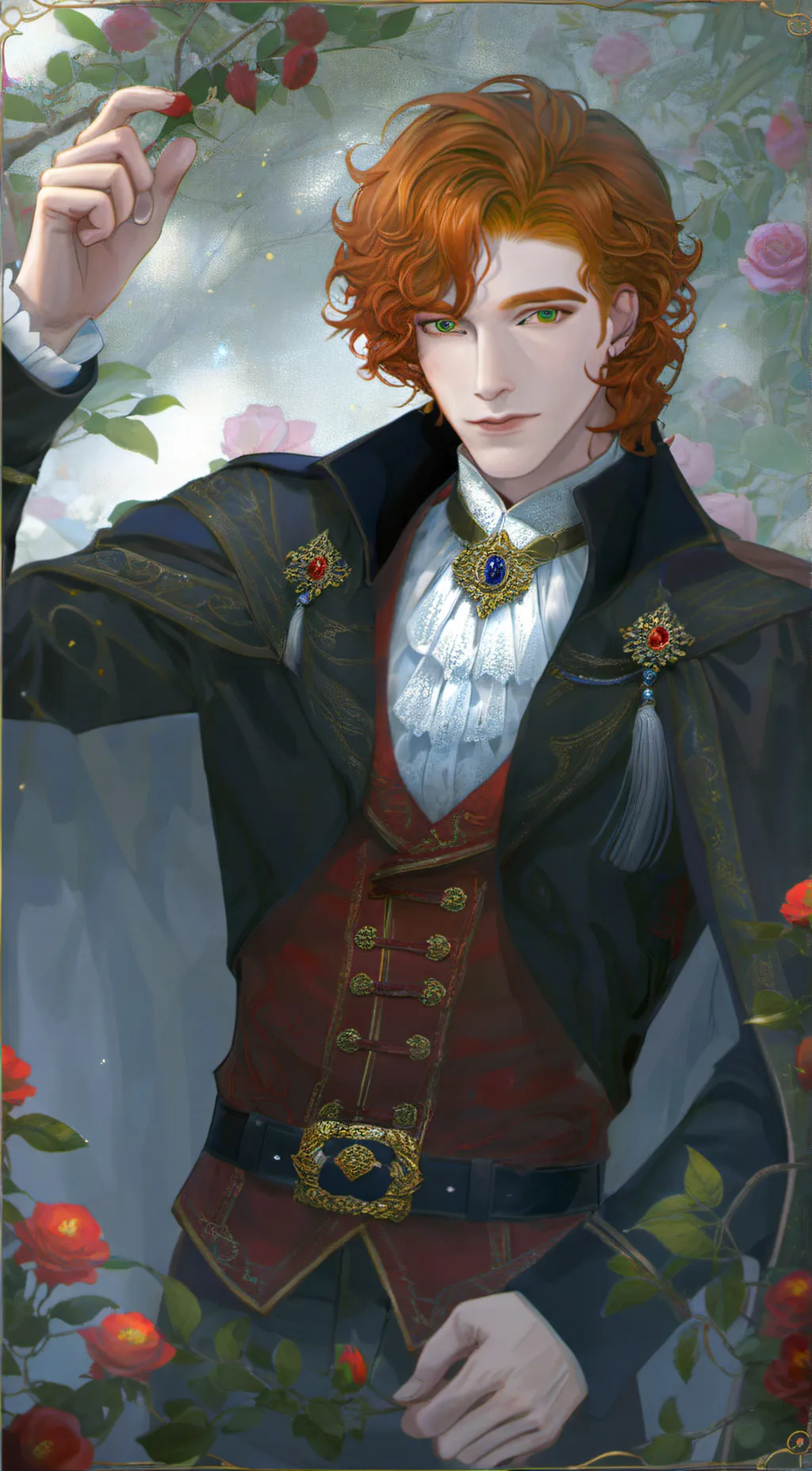 ai character: Adrien mantley background