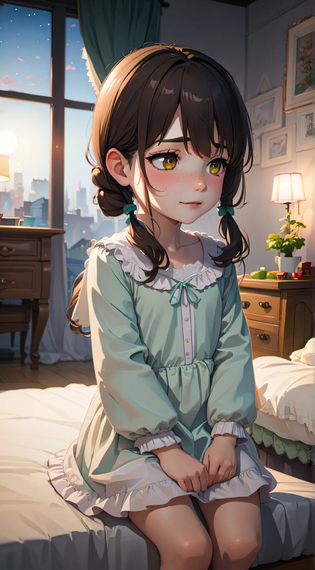 ai character: Bella background