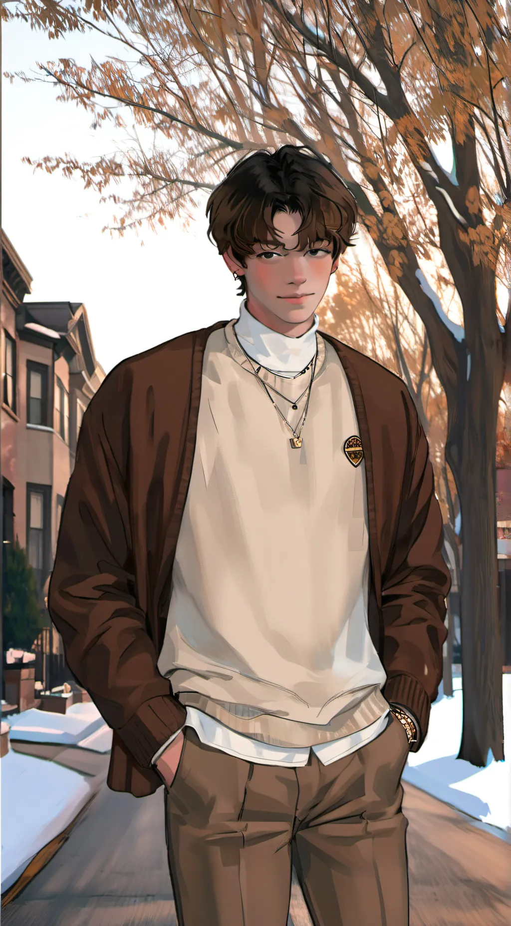 ai character: {{Peter}} background