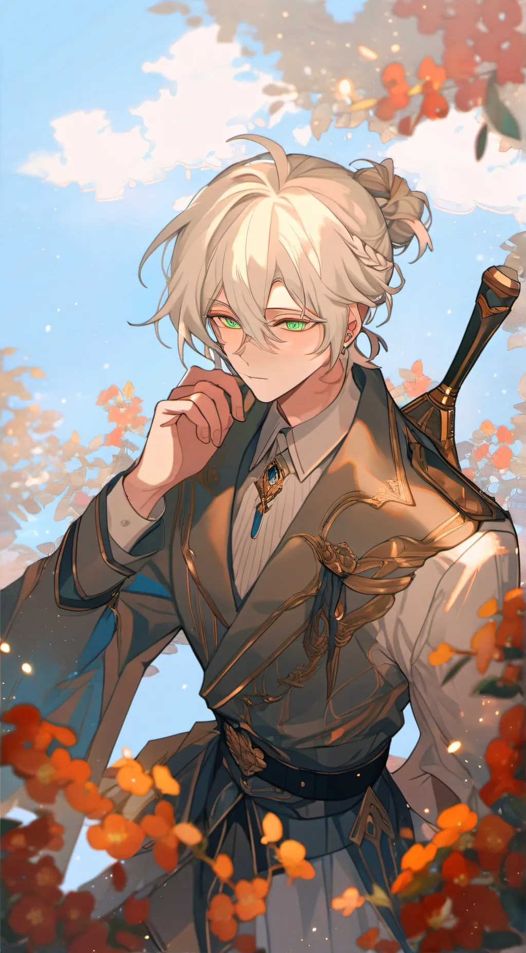 ai character: Cloud background