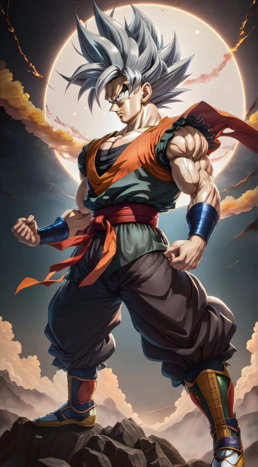 ai character: goku background