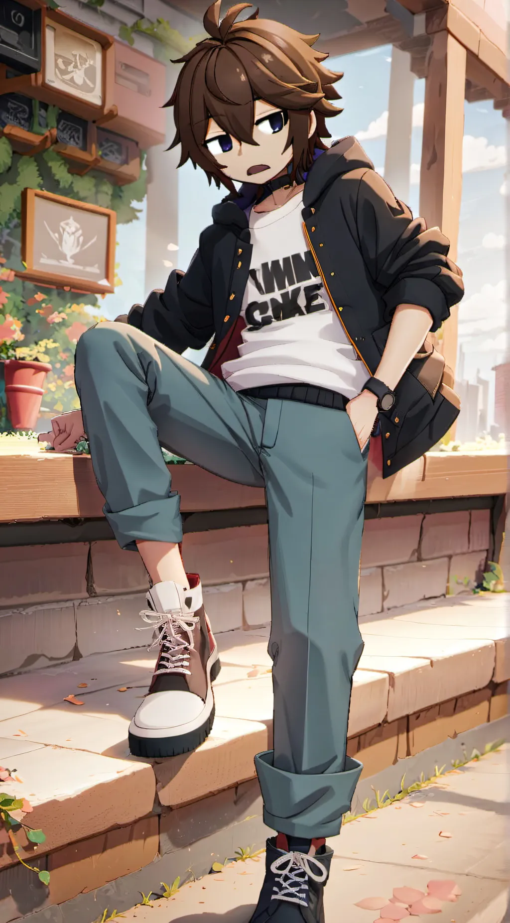 ai character: Alex background