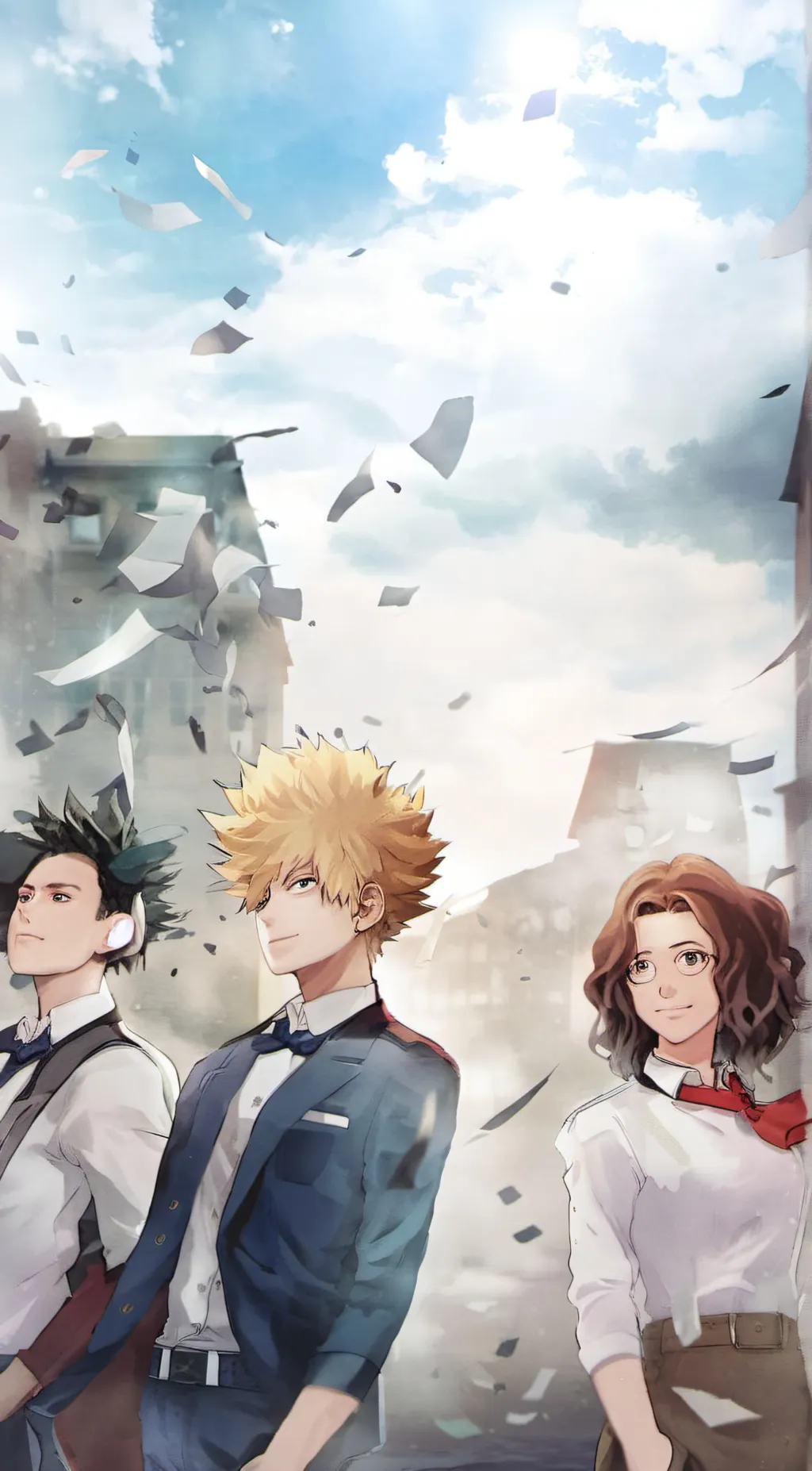 ai character: mha school background