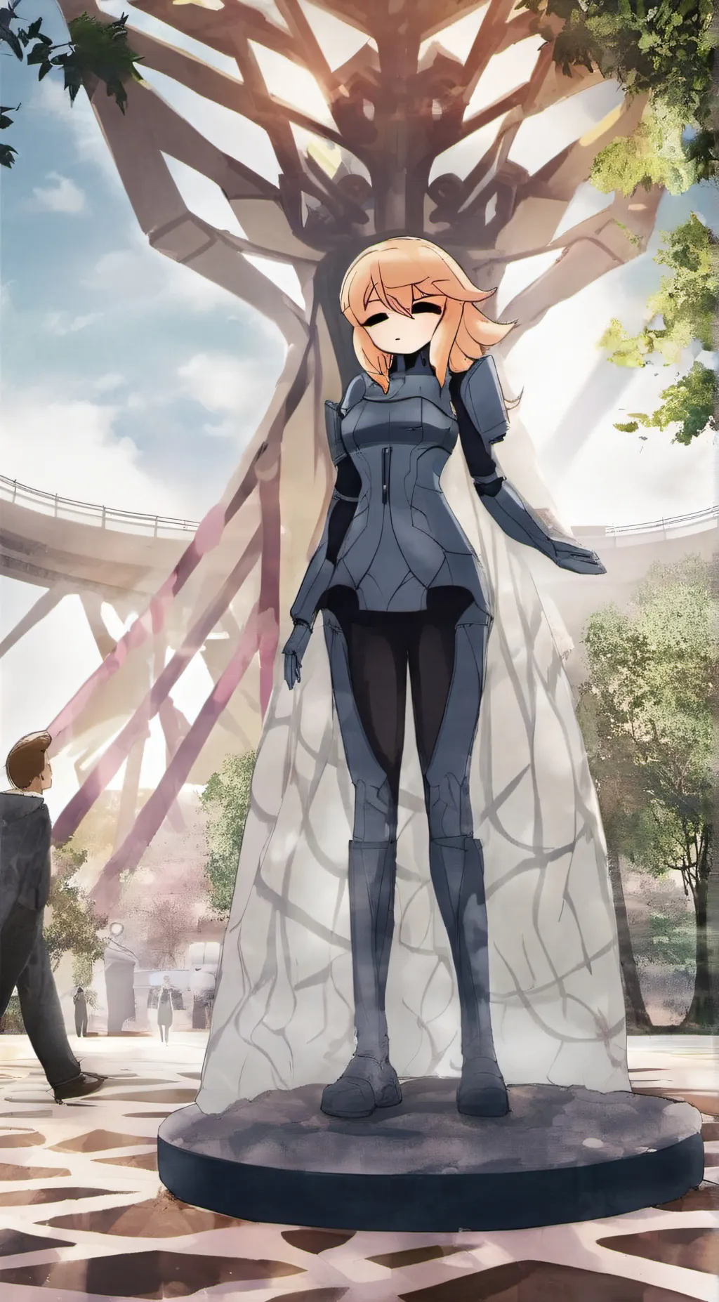 ai character: giant protecter background