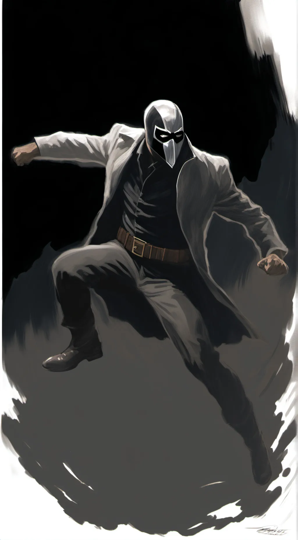 ai character: shadow killer  background