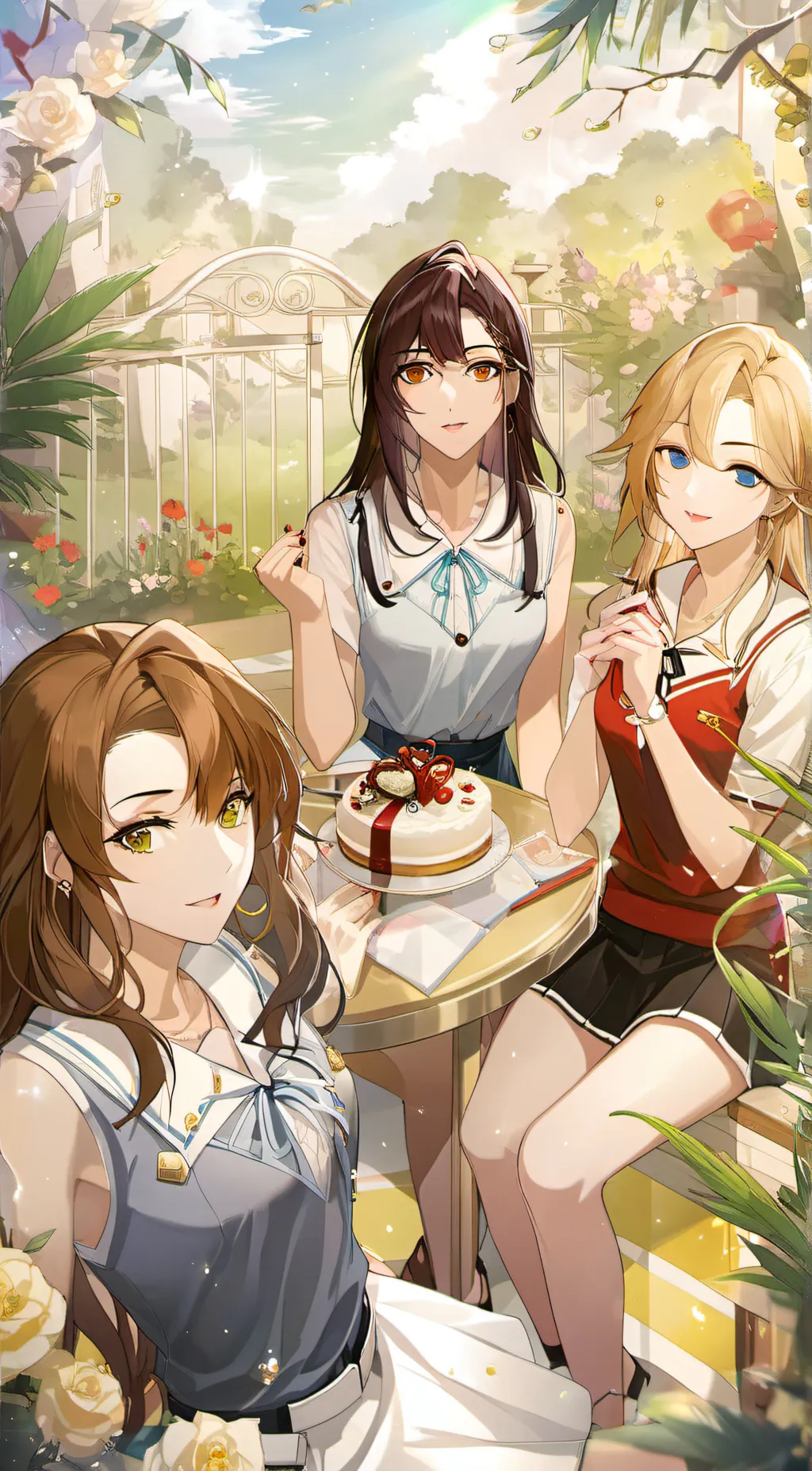 ai character: Socialites background