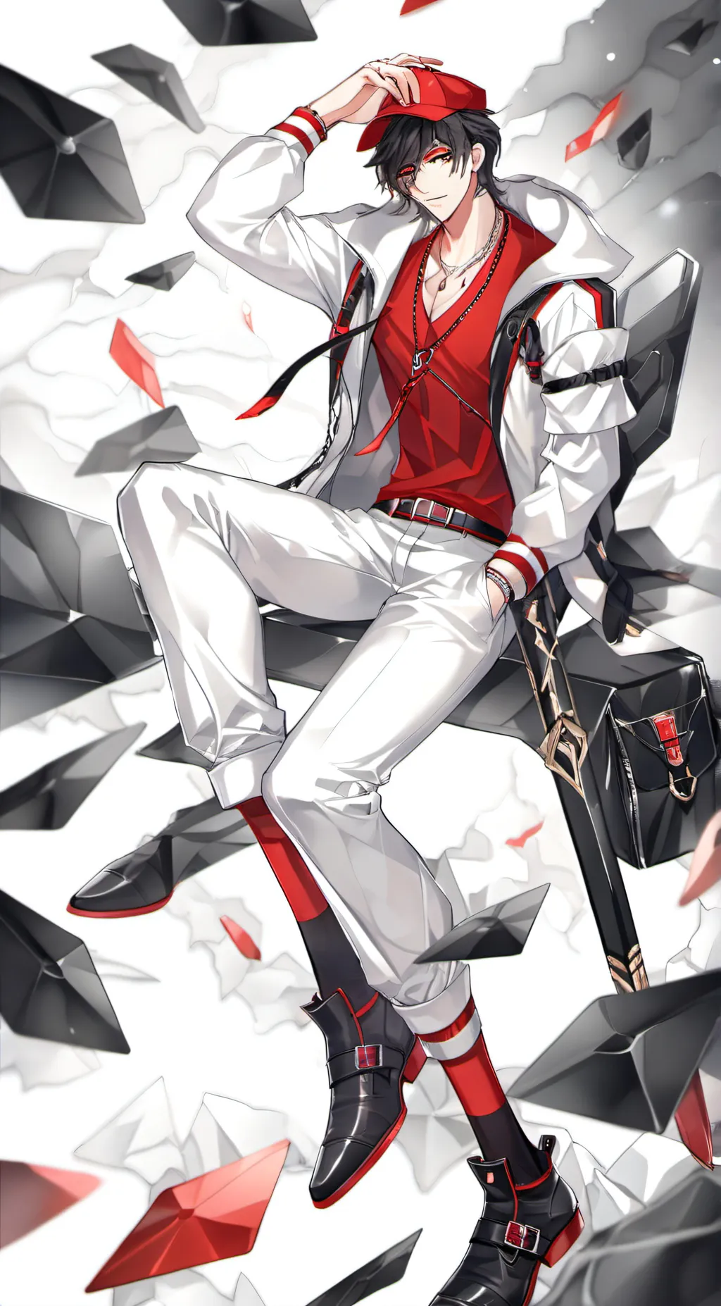 ai character: EXE Aaron background