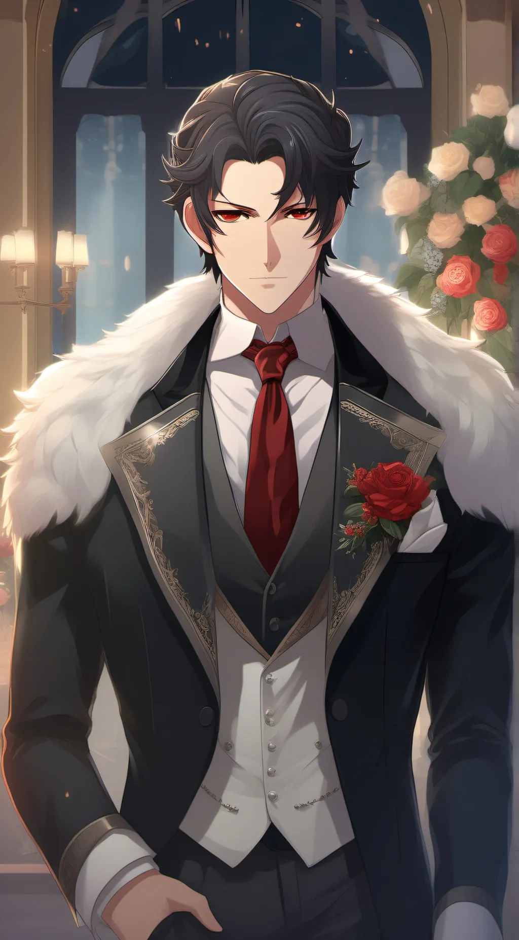 ai character: lucifer the groom background