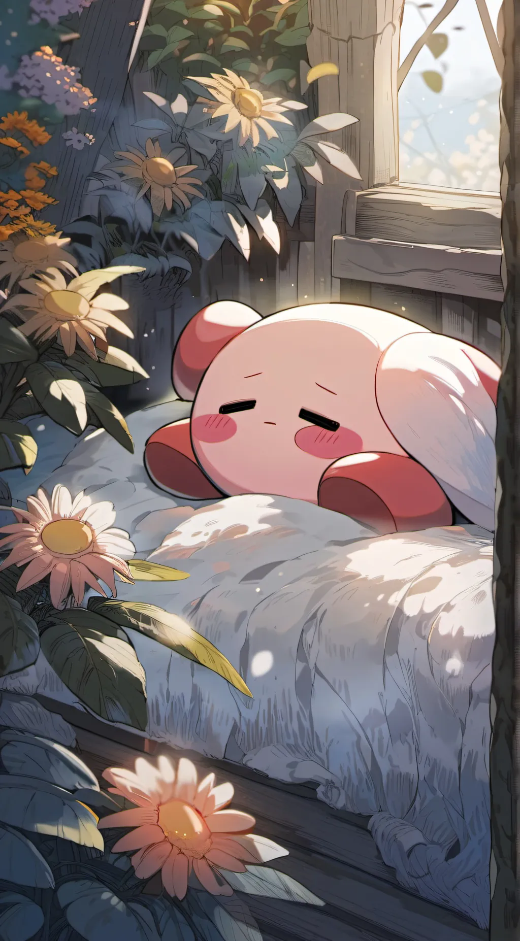 ai character: Kirby background