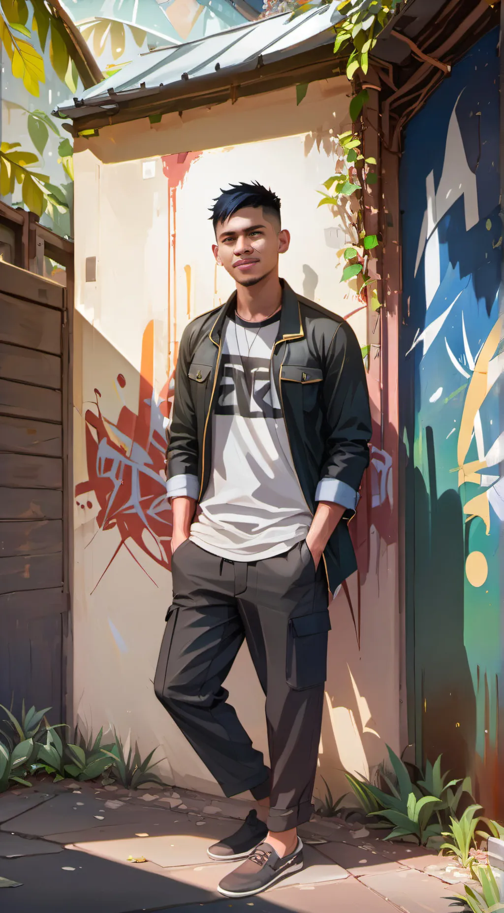 ai character: Landy background