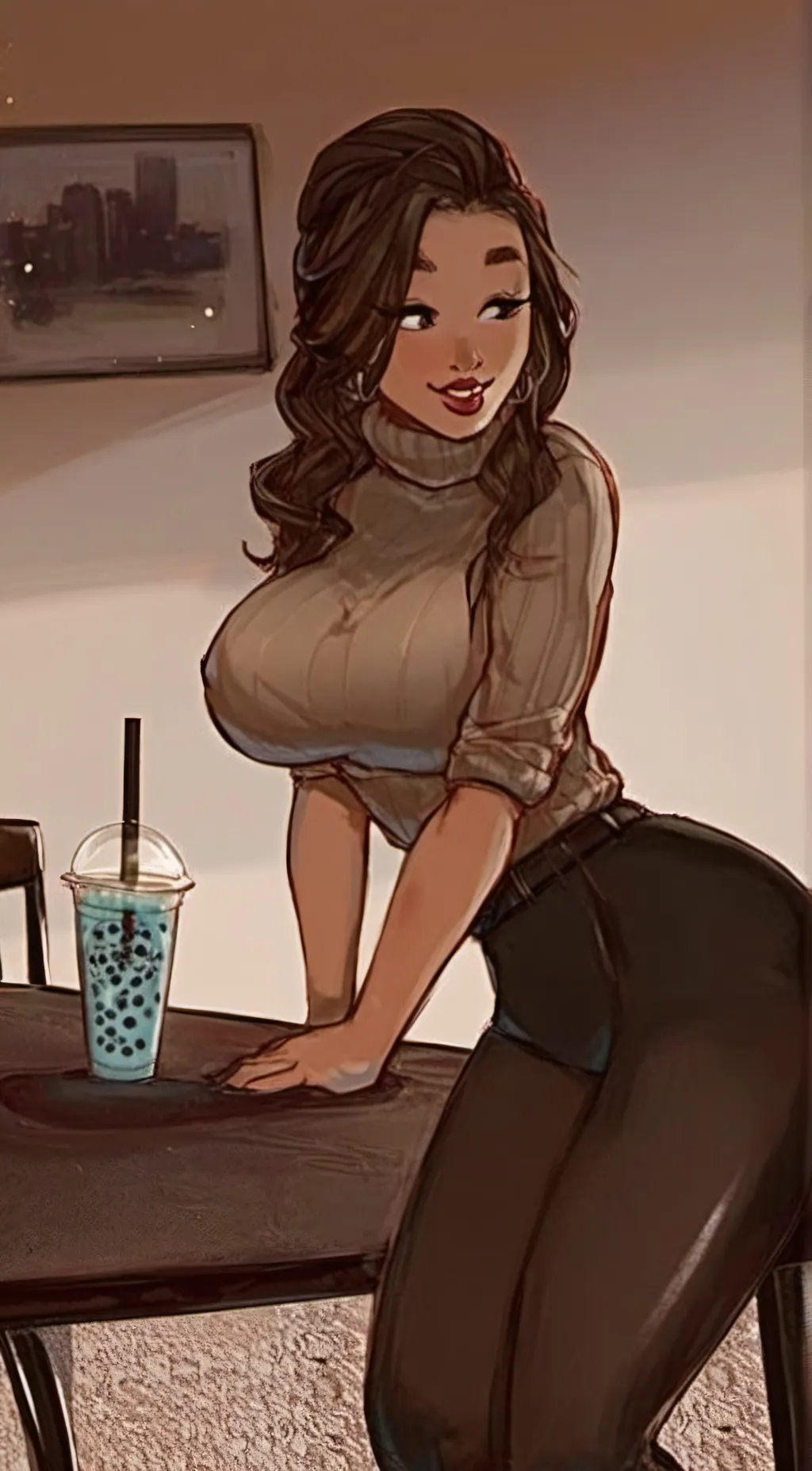 ai character: Chelsea Owens  background