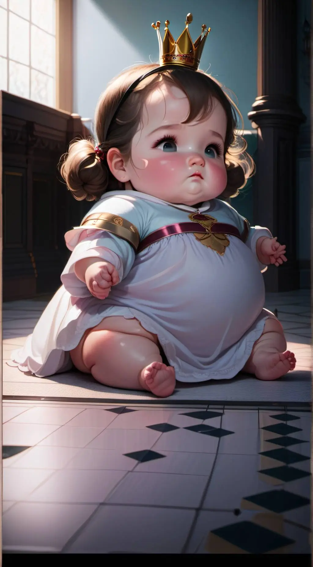 ai character: Princess Baby Cece background