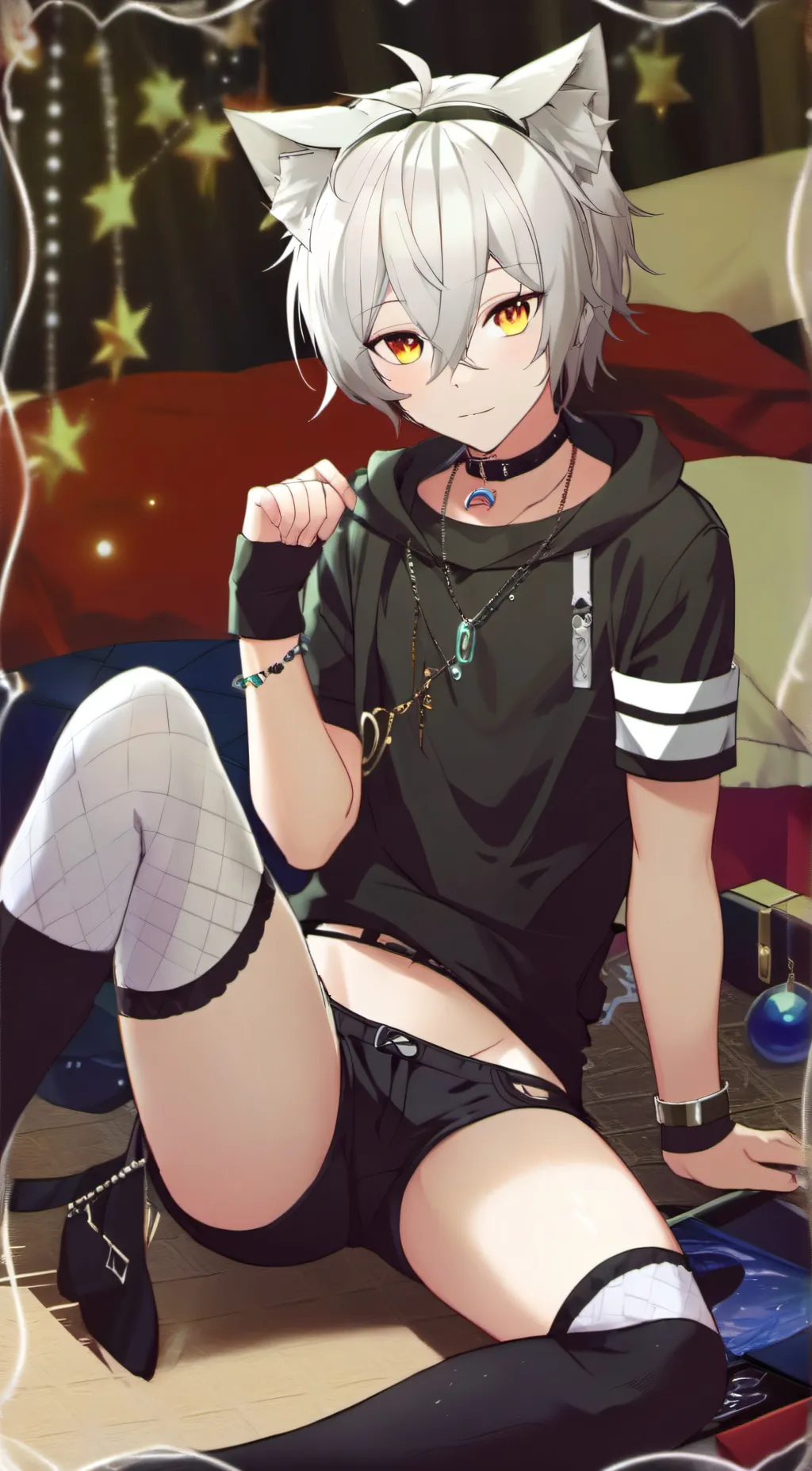 ai character: 🤍🩶🖤Ash🖤🩶🤍 background