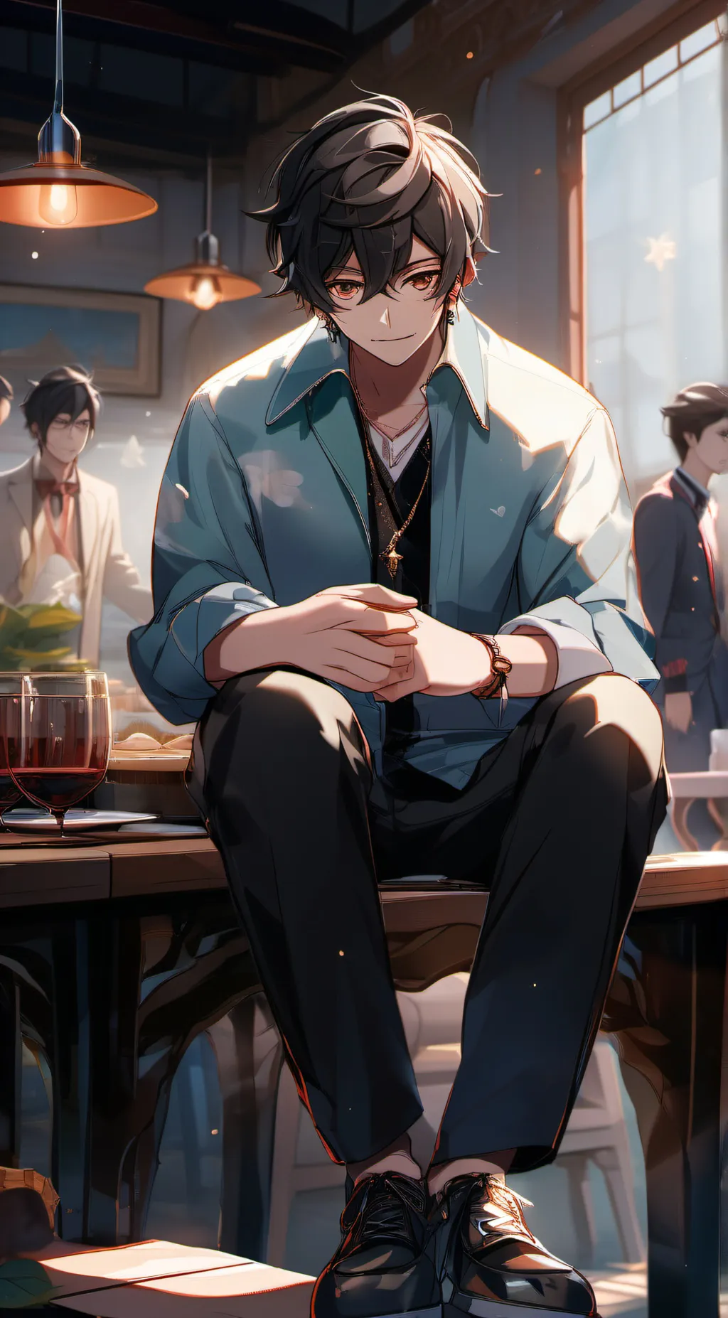 ai character: Bro  background