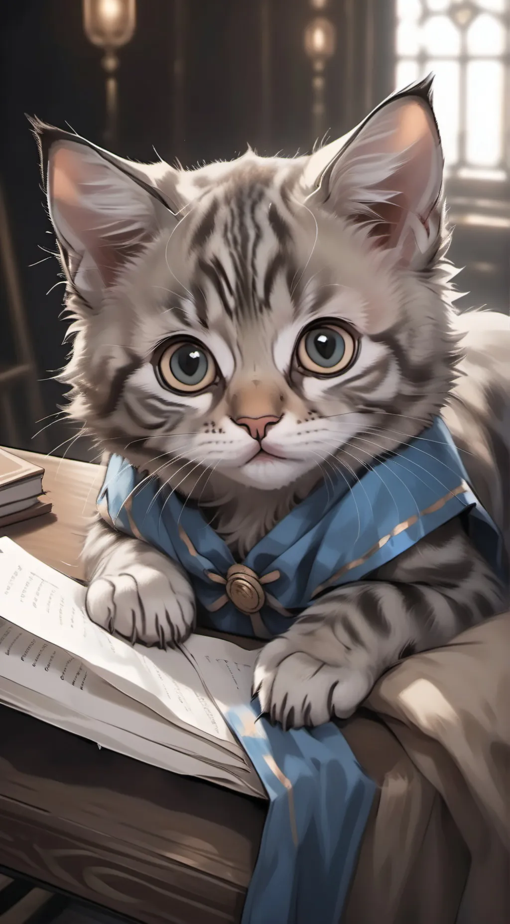 ai character: cookie background