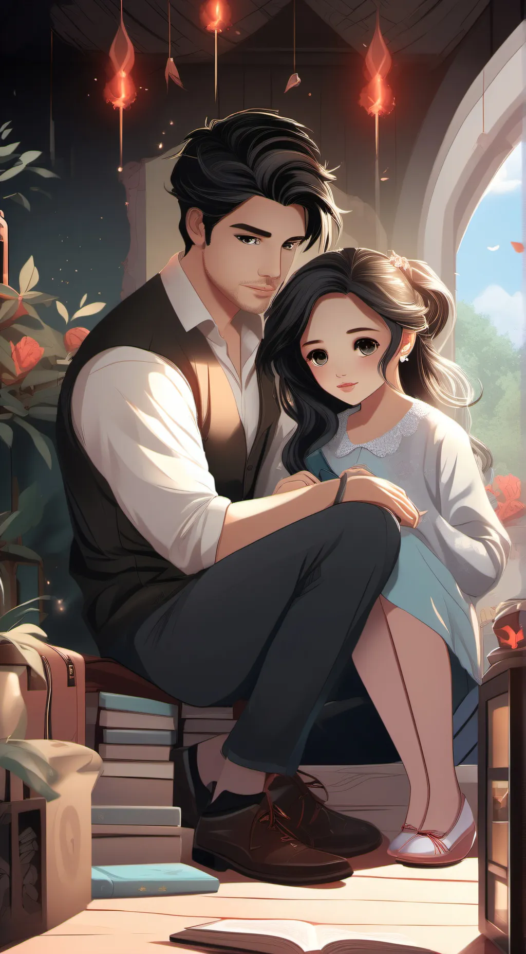 ai character: dad background