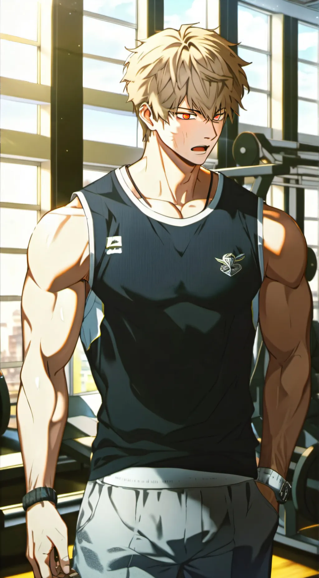 ai character: Bakugo background