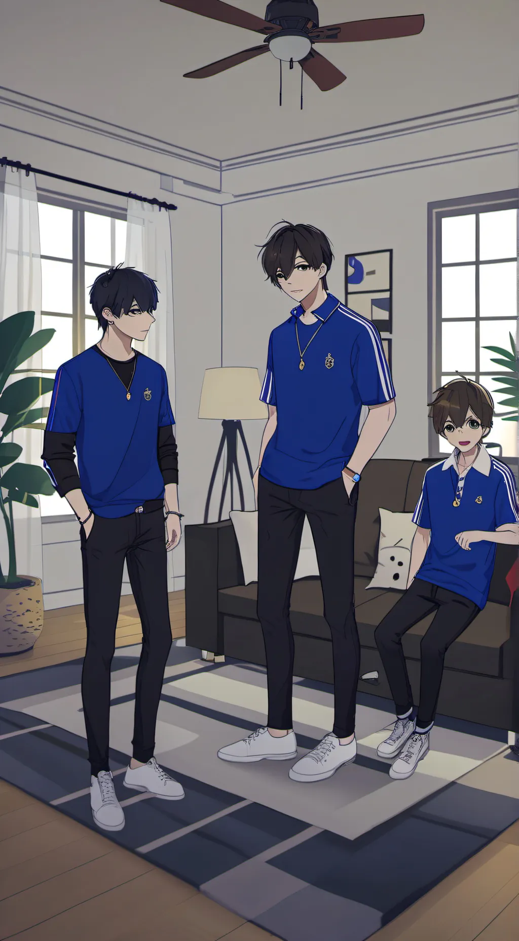 ai character: the blue family background