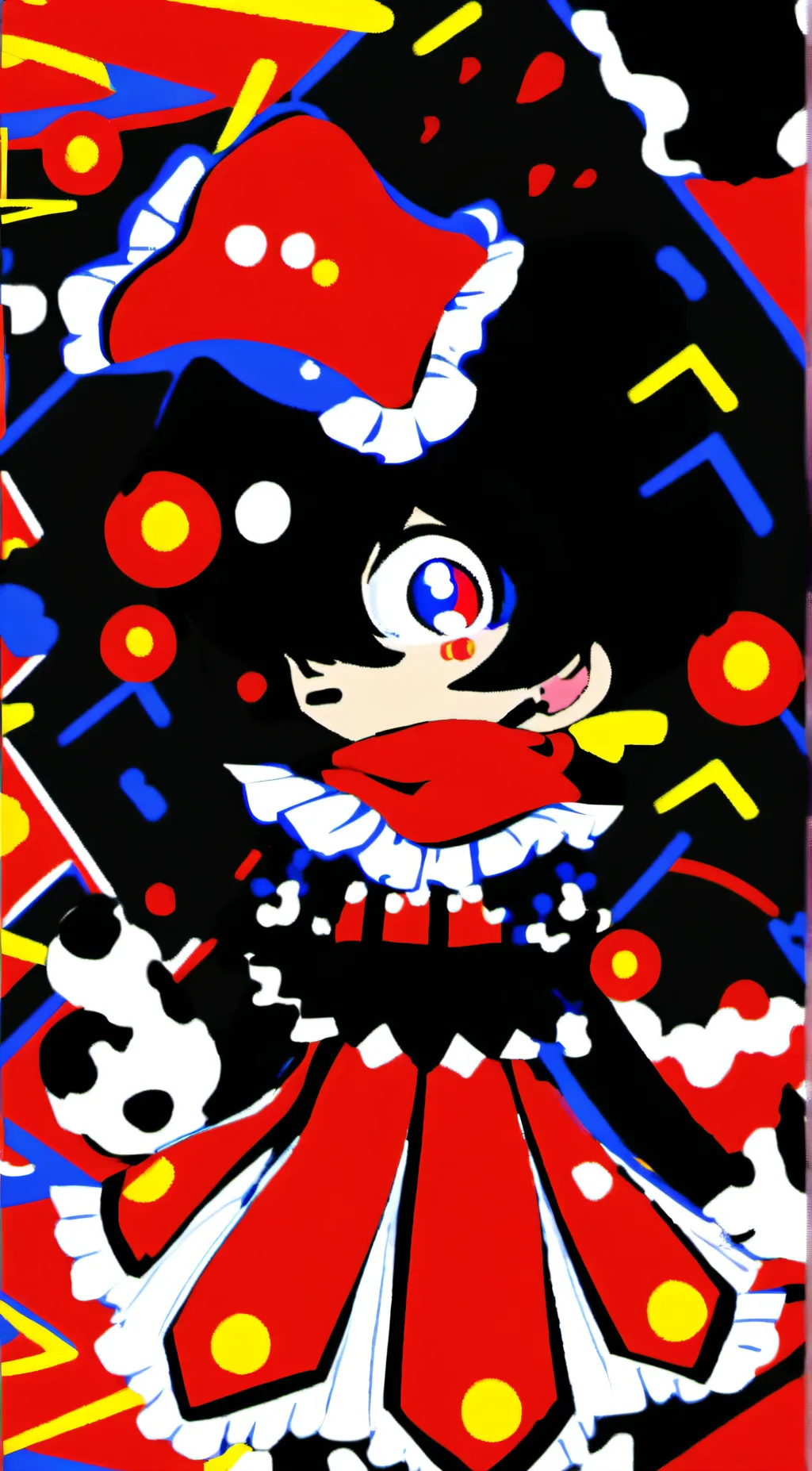 ai character: pomni  background