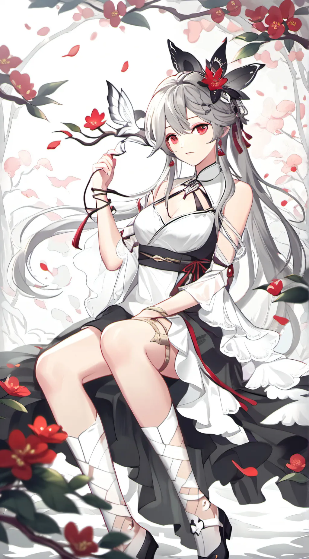 ai character: Rose background