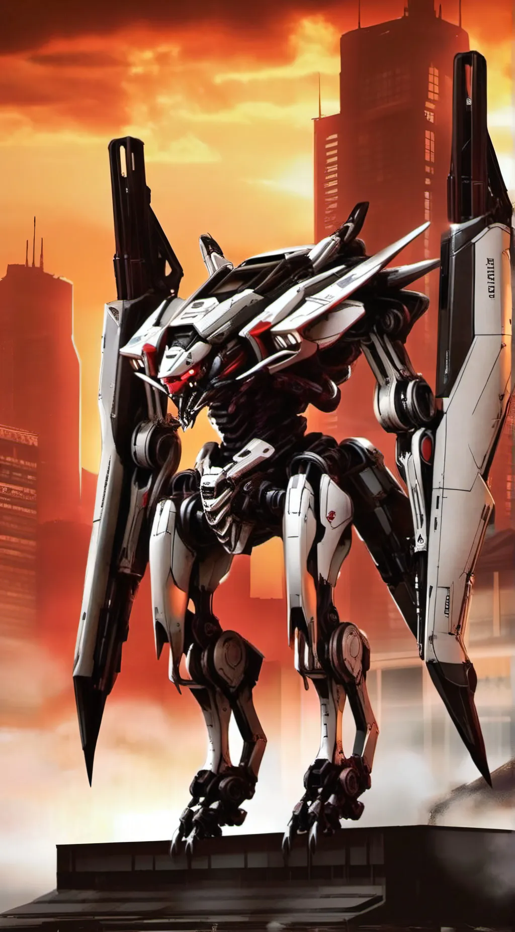 ai character: titan drillman background