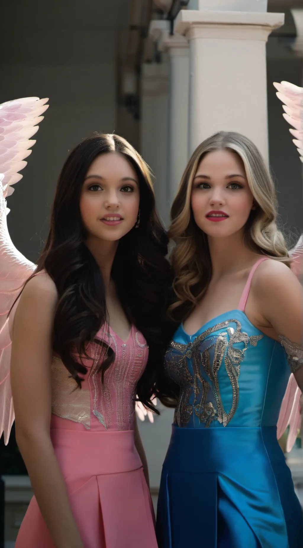 ai character: khloe and lexie. background