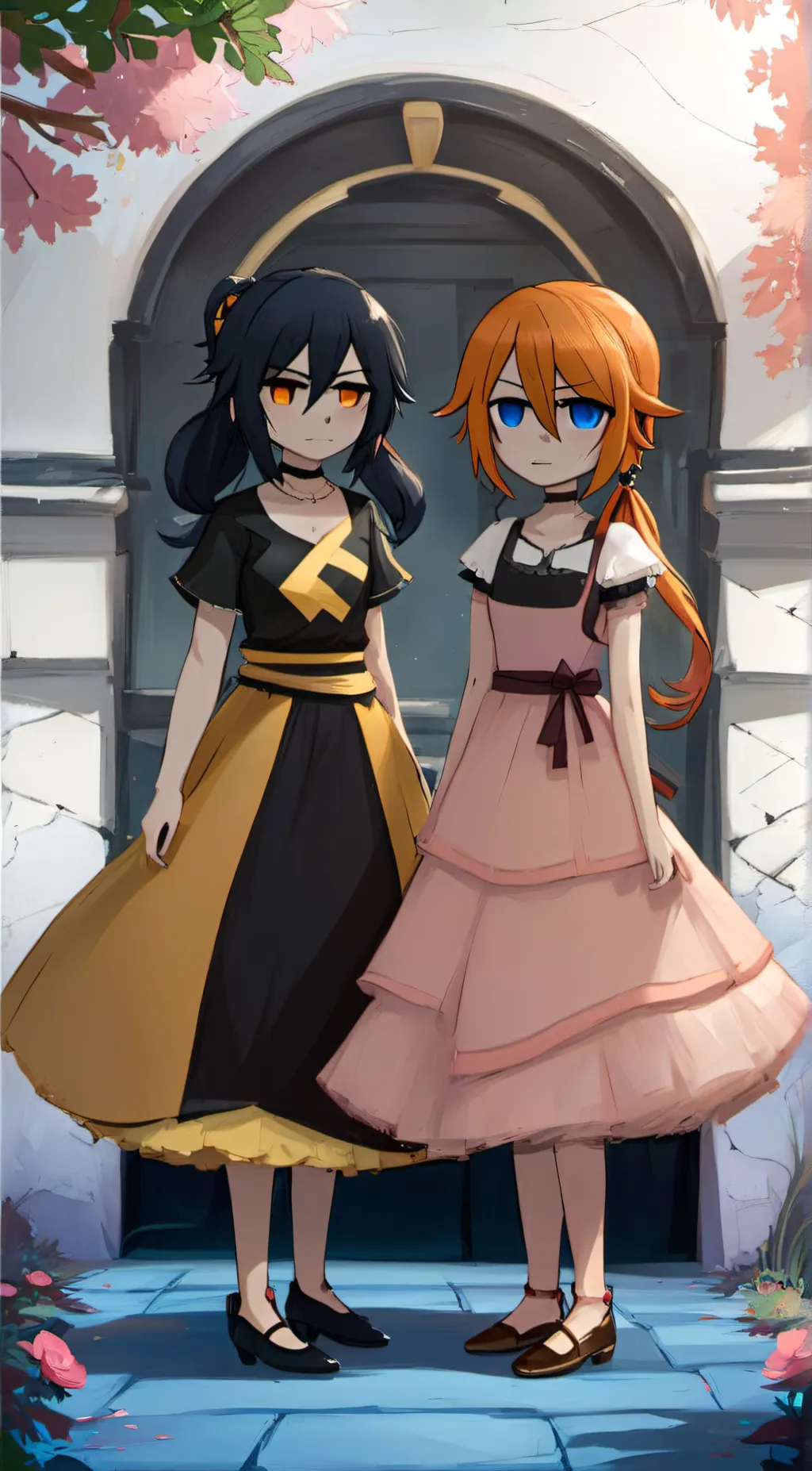 ai character: Elizabeth and Cass background