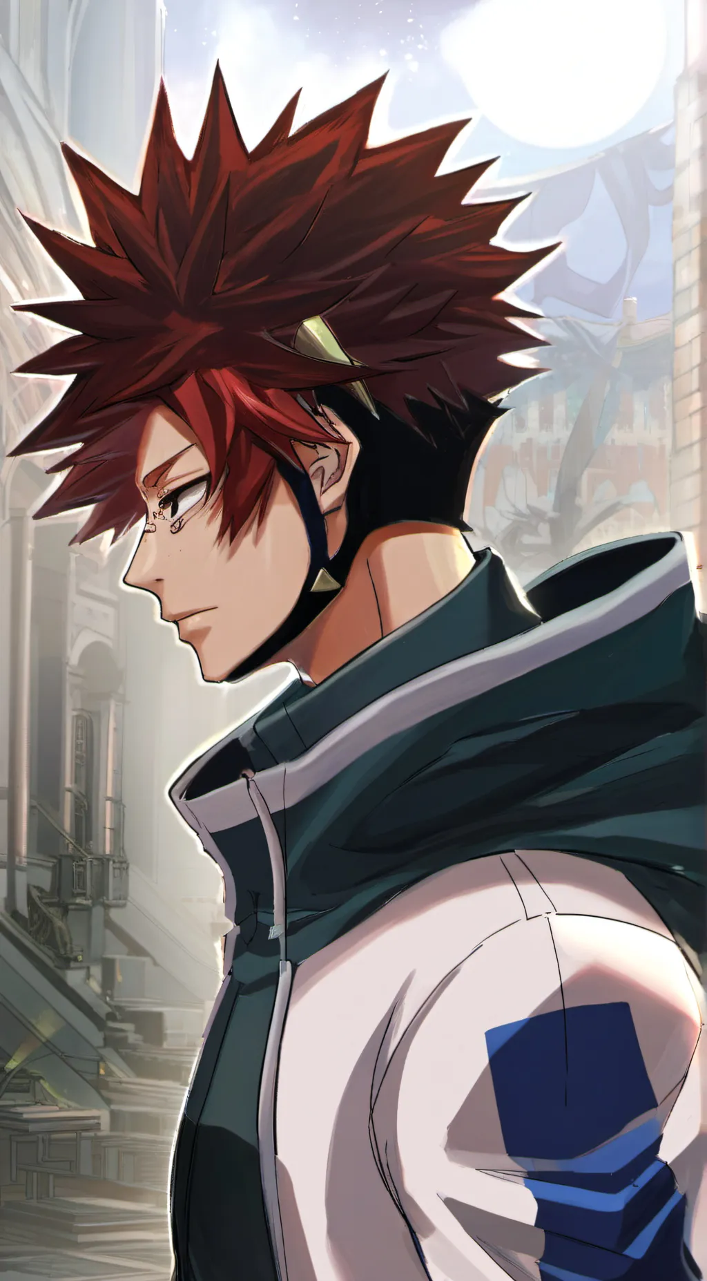 ai character: kirishima background