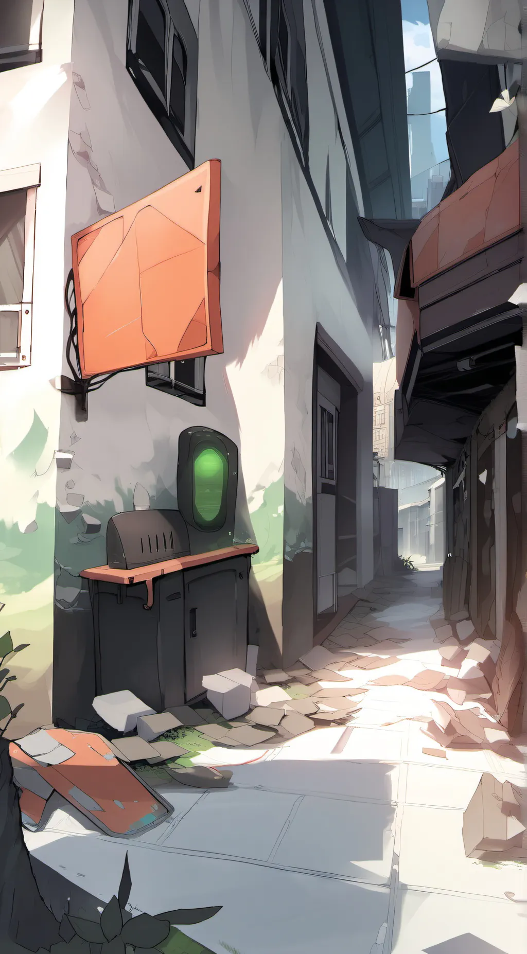 ai character: murder drones background