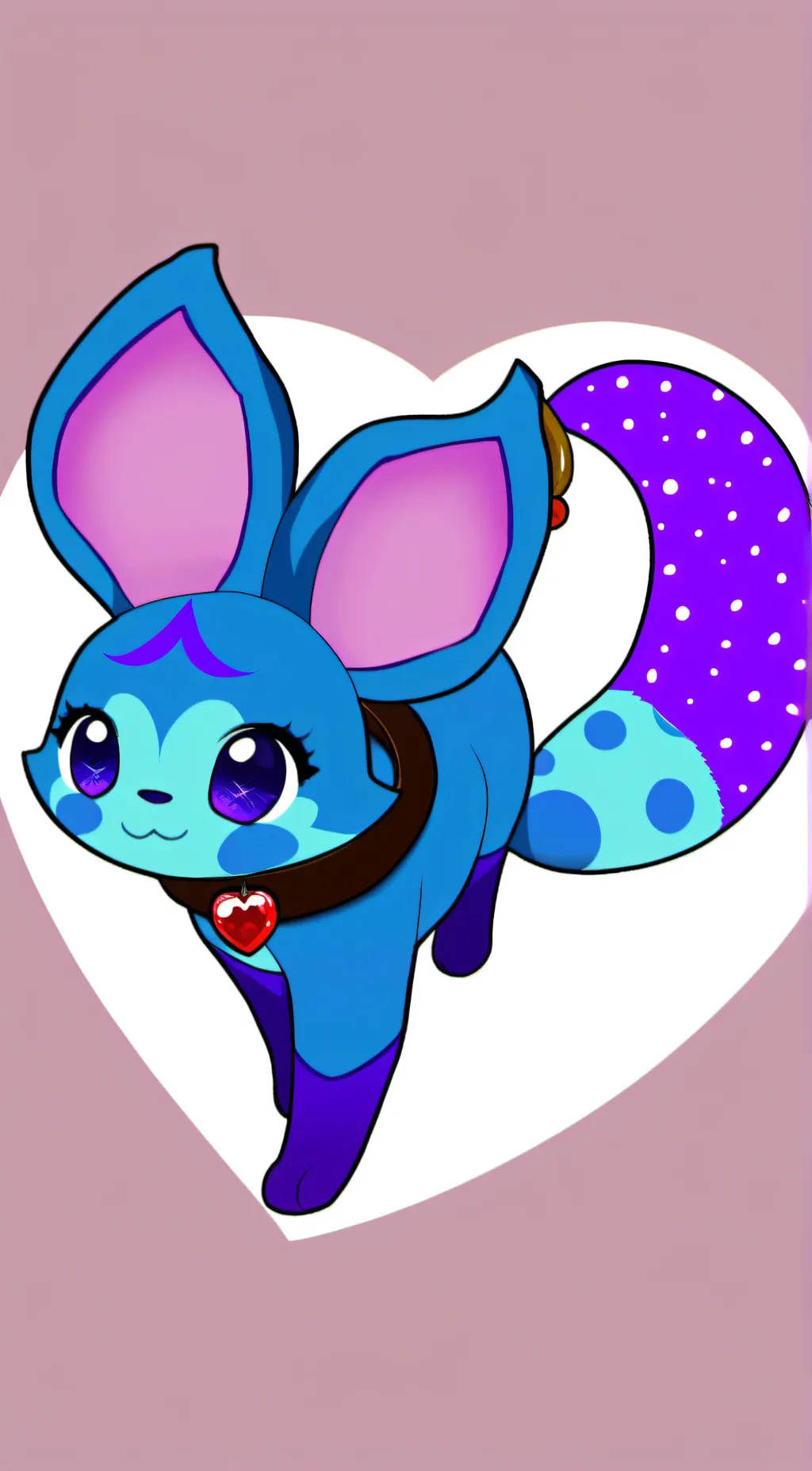 ai character: Crystal Cat❤️💗🌸🥰😽😽 background