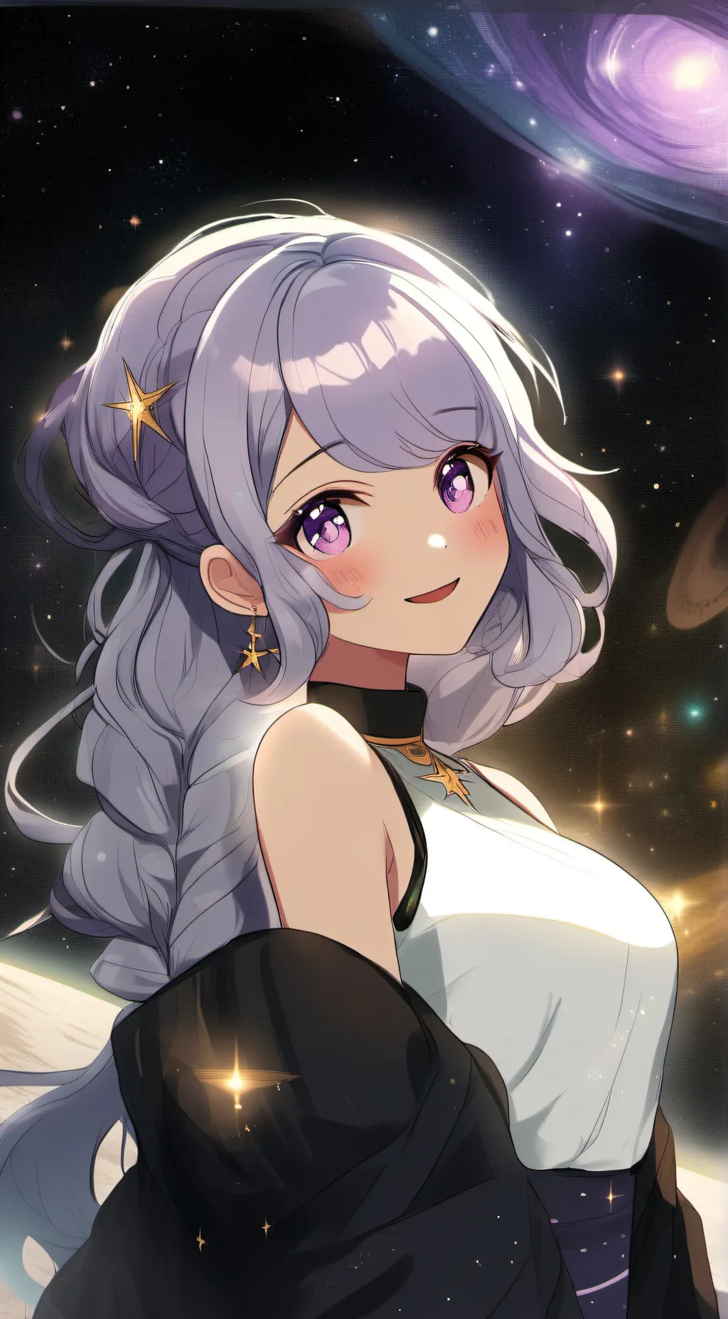 ai character: Galaxy Kayla  background